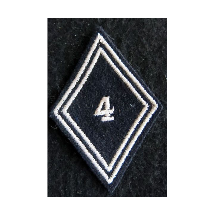 LOSANGE DE BRAS MODÈLE 45 : Ecusson troupe 4° régiment de dragons