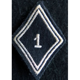 LOSANGE DE BRAS MODÈLE 45 : Ecusson troupe 1° régiment de dragons
