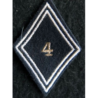 LOSANGE DE BRAS MODÈLE 45 : Ecusson sous officiers 4° régiment de dragons