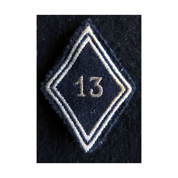 LOSANGE DE BRAS MODÈLE 45 : Ecusson modèle sous officiers du 13° régiment de dragons parachutistes