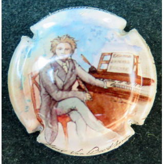 Capsule Muselet de champagne 250° ans Ludwig Van Beethoven n° 1134c