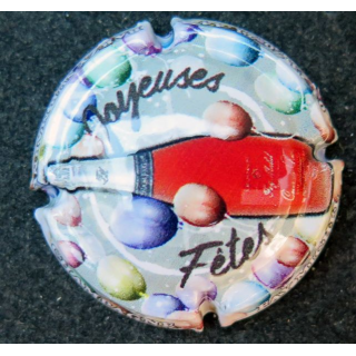Capsule Muselet de bouteille de champagne Faÿ Michel n° A11 Joyeuses fêtes