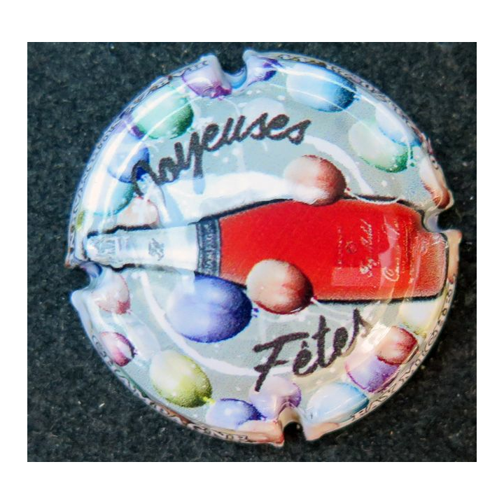 Capsule Muselet de bouteille de champagne Faÿ Michel n° A11 Joyeuses fêtes