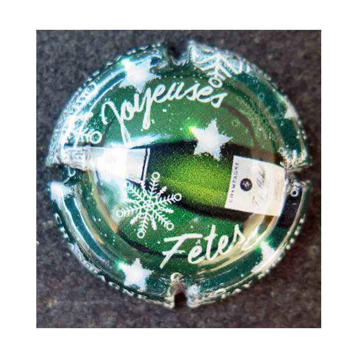 Capsule Muselet de bouteille de champagne Faÿ n° A11a Michel Joyeuses fêtes