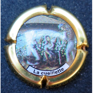 Capsule Muselet de champagne Côteaux Sud d'Epernay n° 16 la cueillette