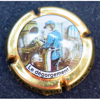 Capsule Muselet de champagne Côteaux Sud d'Epernay n° 9 le dégorgement