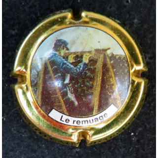 Capsule Muselet de champagne Côteaux Sud d'Epernay n° 8 le remuage