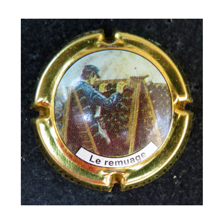 Capsule Muselet de champagne Côteaux Sud d'Epernay n° 8 le remuage