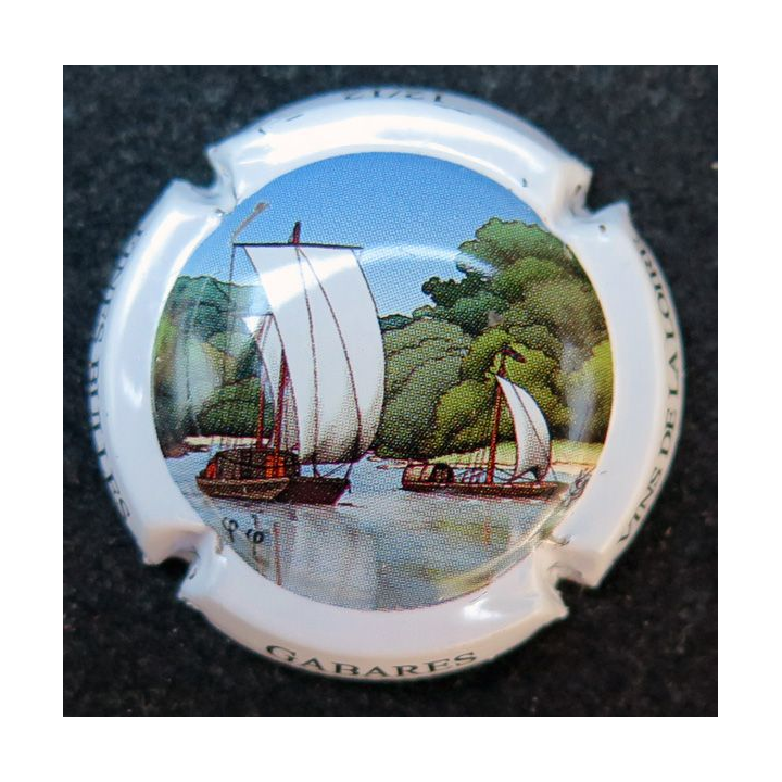 Capsule Muselet de fines bulles Vins de Loire n° 6k Gabares 