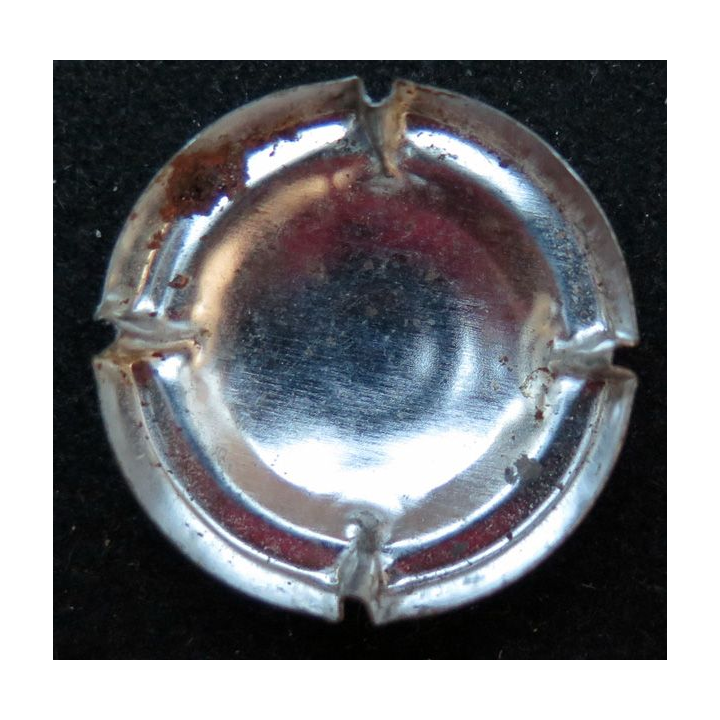 Capsule Muselet de bouteille de champagne Epernay  n° 11 vert et noir