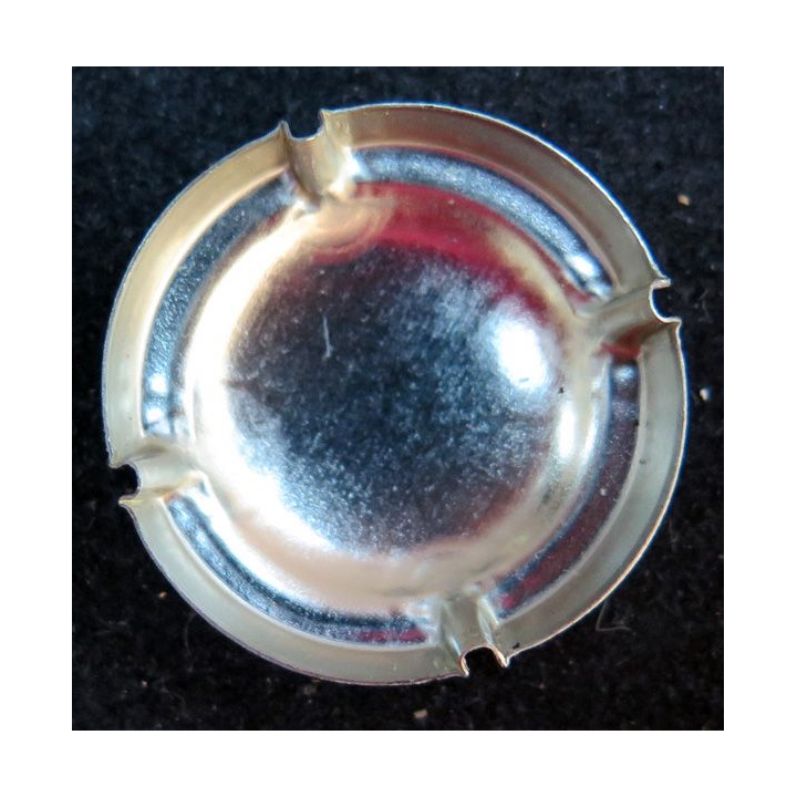 Capsule Muselet de champagne LE BRUN DE NEUVILLE n° 24a gris et noir
