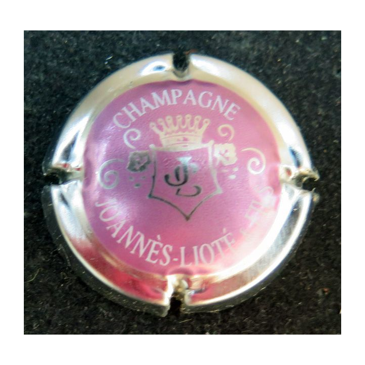 Muselet de Champagne Joannes Lioté & Fils n° 5 Rose contour métal