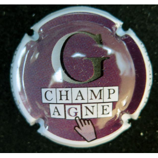 Capsule Muselet de bouteille de Champagne G