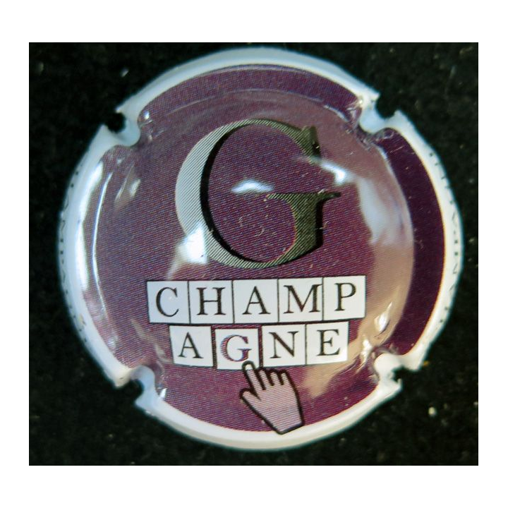 Capsule Muselet de bouteille de Champagne G