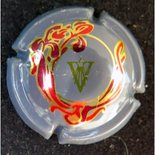 Capsule Muselet champagne Demoiselle de Vranken n° 25 quart gris 