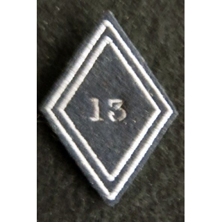 LOSANGE DE BRAS MODÈLE 45 : Ecusson modèle troupe du 13° régiment de dragons parachutistes
