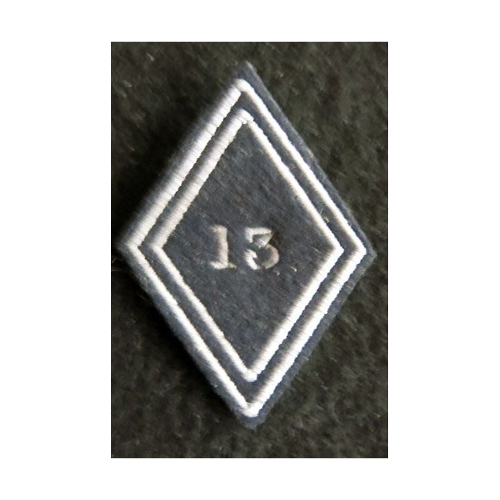LOSANGE DE BRAS MODÈLE 45 : Ecusson modèle troupe du 13° régiment de dragons parachutistes