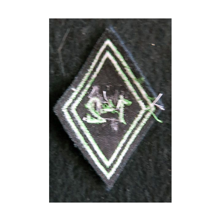 LOSANGE DE BRAS MODÈLE 45 : Ecusson modèle troupe du 1° - 2° régiment de chasseurs