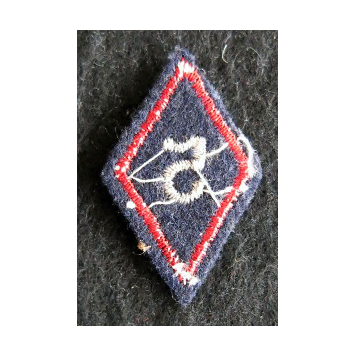 LOSANGE DE BRAS MODÈLE 45 : Ecusson pour calot modèle sous officiers du 5° régiment de cuirassiers