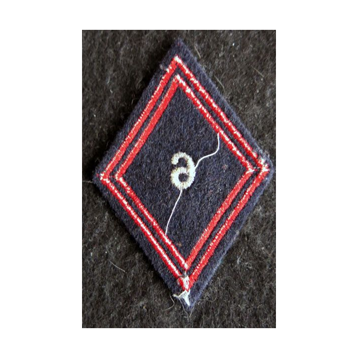 LOSANGE DE BRAS MODÈLE 45 : Ecusson modèle sous officiers du 6° régiment de cuirassiers