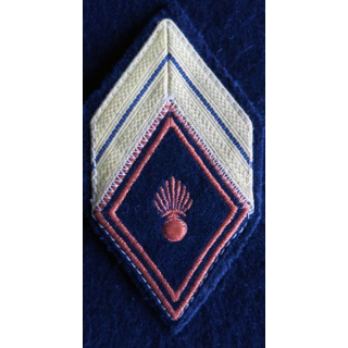 LOSANGE DE BRAS MODÈLE 45 : Ecusson caporal du centre d'Instruction des troupes aéroportées CITAP, BETAP 1957