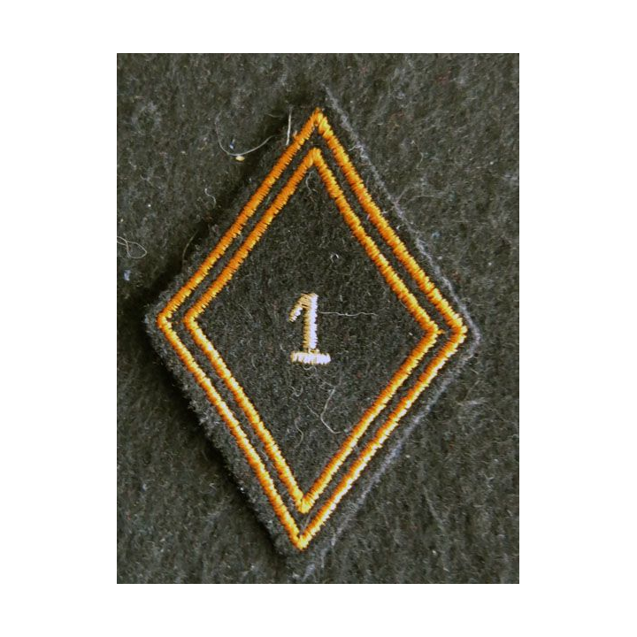 LOSANGE DE BRAS MODÈLE 45 : Ecusson sous officiers du 1° régiment de choc CNEC Montlouis