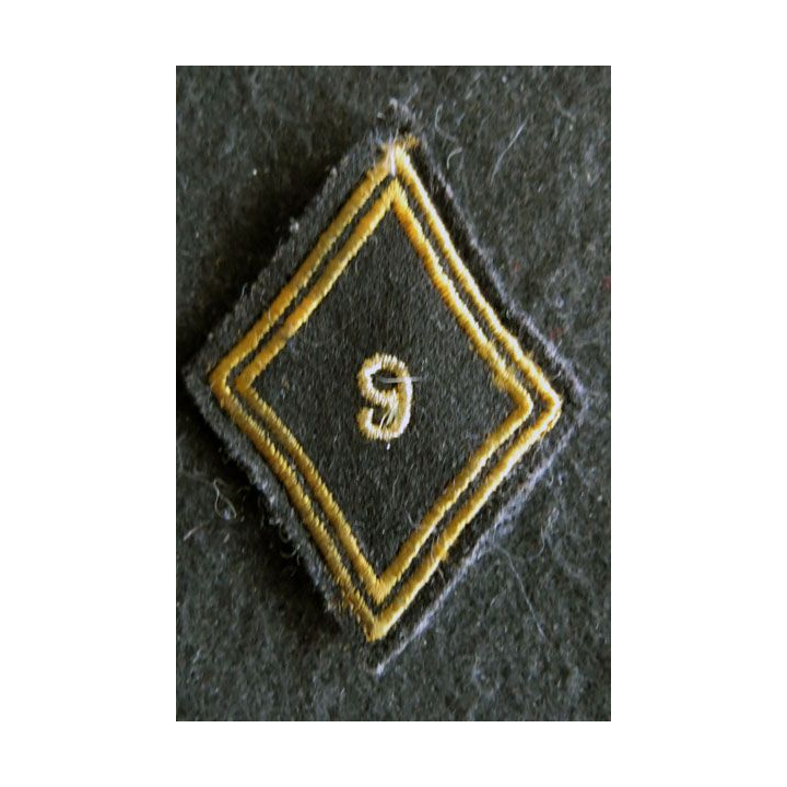 LOSANGE DE BRAS MODÈLE 45 : Ecusson modèle sous officiers du 9° régiment de chasseurs parachutistes après 1958