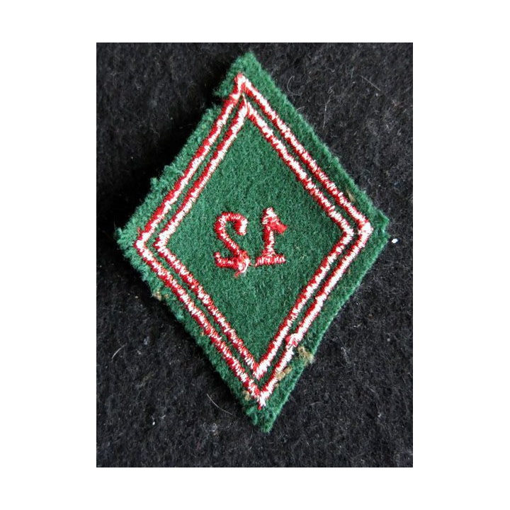 LOSANGE DE BRAS MODÈLE 45 : Écusson troupe de la 12° compagnie régionale du Train  (12° CRT)  Tunisie 1954
