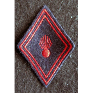 LOSANGE DE BRAS MODÈLE 45 :  Écusson modèle troupe infanterie hors unité ou CI ou Etat major