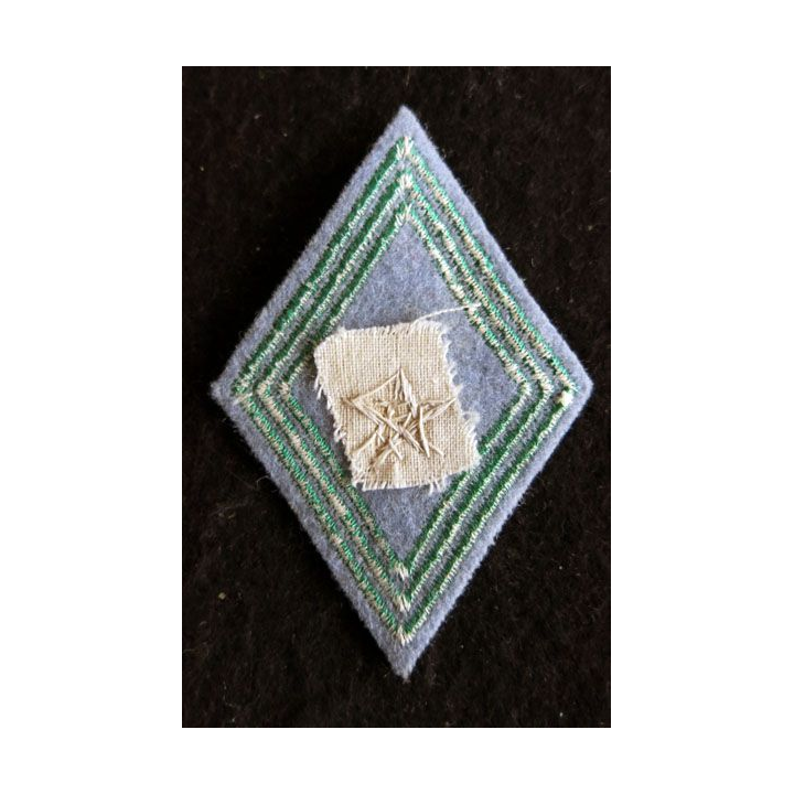 LOSANGE DE BRAS MODÈLE 45 : modèle officier hors unité régiment de tirailleurs marocains cannetille 1954