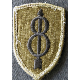 PATCH US ARMY : 8th Infantry  Division Green original