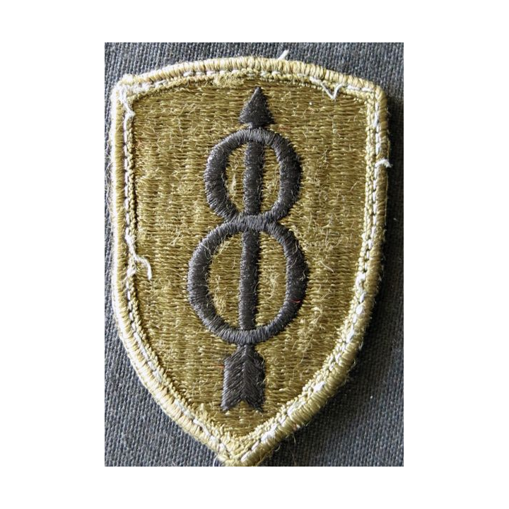 PATCH US ARMY : 8th Infantry  Division Green original