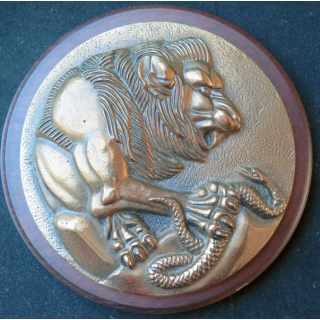 Tape de bouche de la DPSD 19 cm de diamètre en bronze