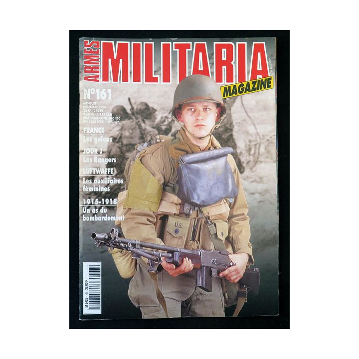 ARMES MILITARIA Magazine n° 161 de décembre 1998 sur les galons
