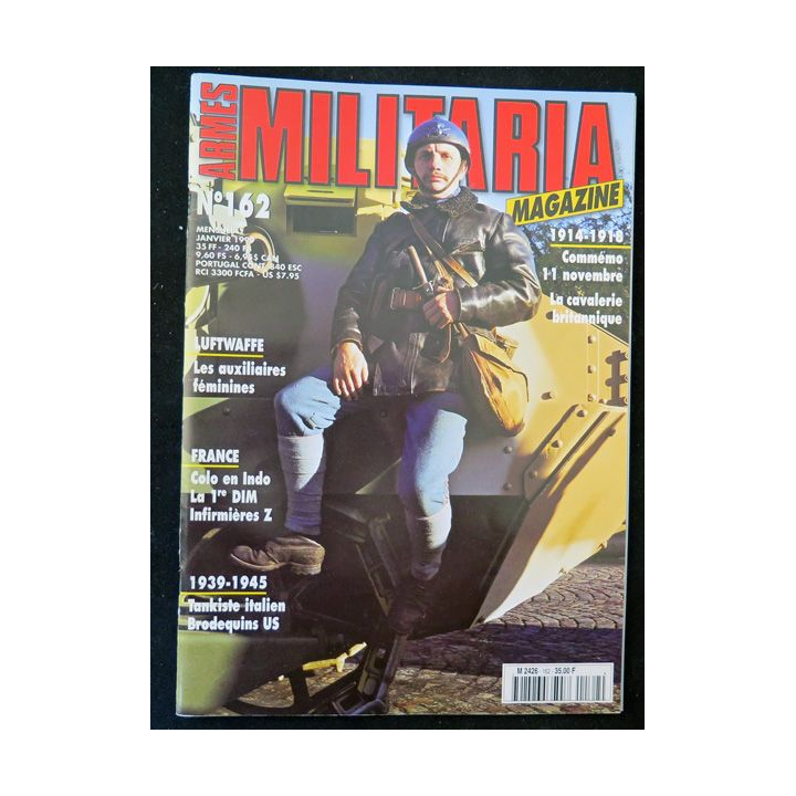 ARMES MILITARIA Magazine n° 162 de janvier 1999 sur la colo en Indo
