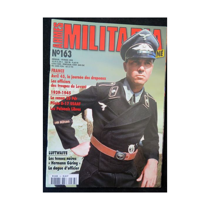 ARMES MILITARIA Magazine n° 163 de février 1999 sur les troupes du Levant