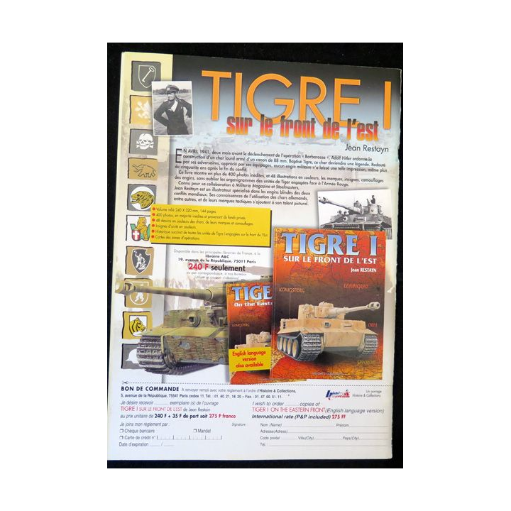 ARMES MILITARIA Magazine n° 165 de avril 1999 sur le matériel des transmissions 2° GM