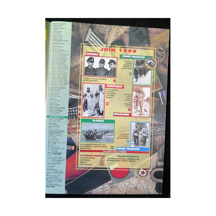 ARMES MILITARIA Magazine n° 167 de juin 1999 sur les méharistes