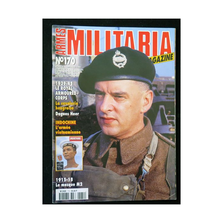 ARMES MILITARIA Magazine n° 170 septembre 1999 sur armée vietnamienne