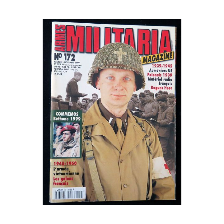 ARMES MILITARIA Magazine n° 172 de novembre 1999 sur les dagues Heer