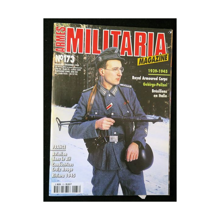 ARMES MILITARIA Magazine n° 173 de décembre 1999 sur les conductrices croix rouge