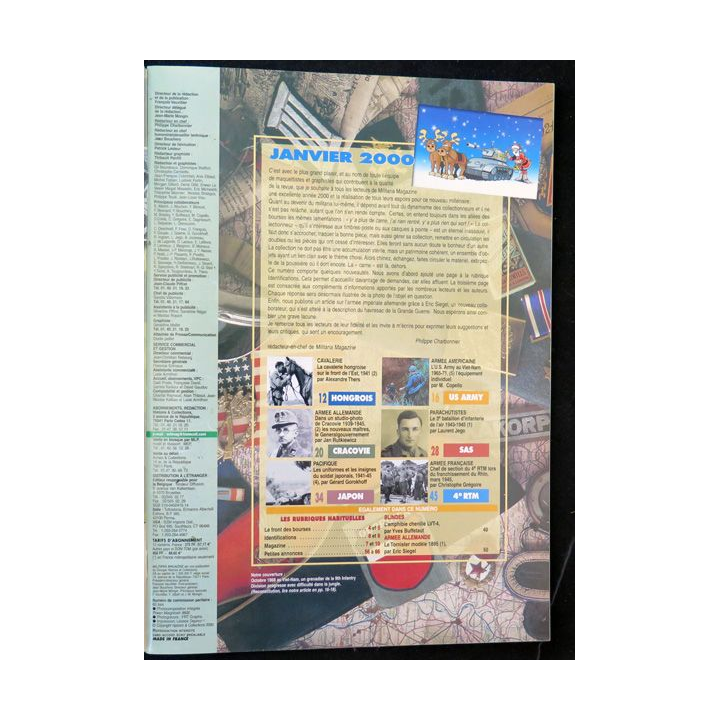 ARMES MILITARIA Magazine n° 174 de janvier 2000 sur l'infanterie japonaise