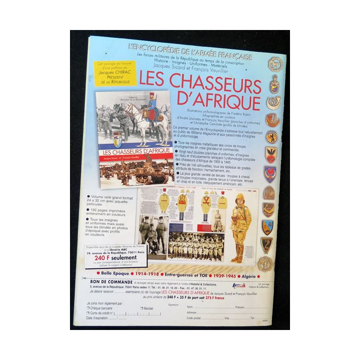 ARMES MILITARIA Magazine n° 175 de février 2000 sur le commando de chasse