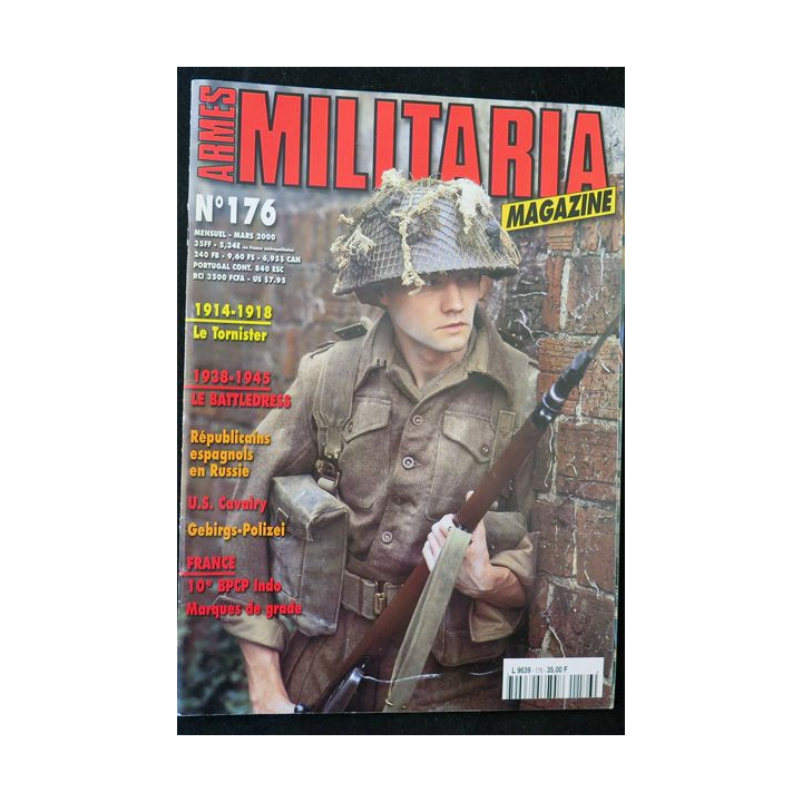 ARMES MILITARIA Magazine n° 176 de mars 2000 sur le 10° BCP Indo