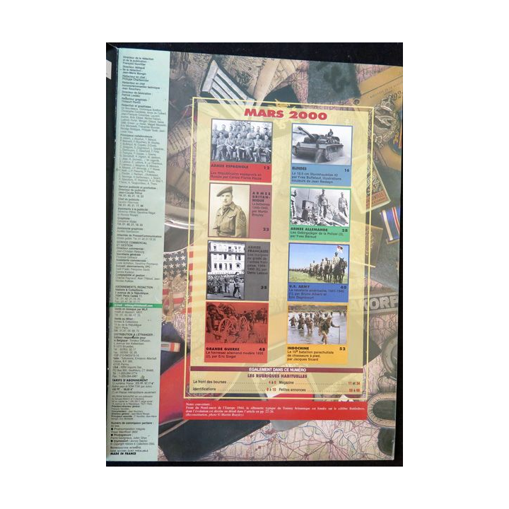 ARMES MILITARIA Magazine n° 176 de mars 2000 sur le 10° BCP Indo
