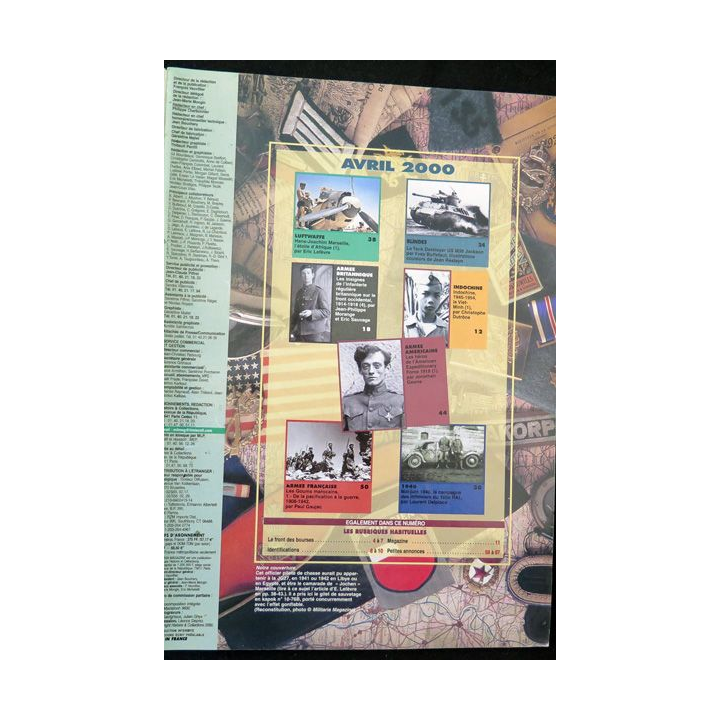 ARMES MILITARIA Magazine n° 177 de avril 2000 sur les Goumiers