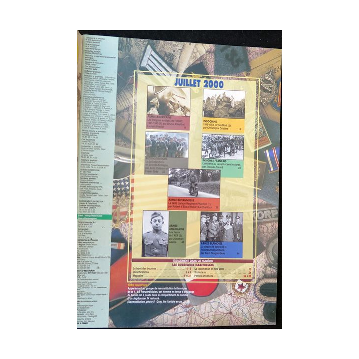 ARMES MILITARIA Magazine n° 180 de juillet 2000 sur les insignes USMC