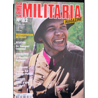ARMES MILITARIA Magazine n° 182 de septembre 2000 sur les unités d'AFN