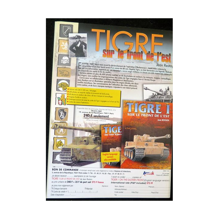 ARMES MILITARIA Magazine n° 182 de septembre 2000 sur les unités d'AFN