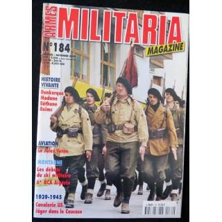 ARMES MILITARIA Magazine n° 184 de novembre 2000 sur le 6° BCA Algérie